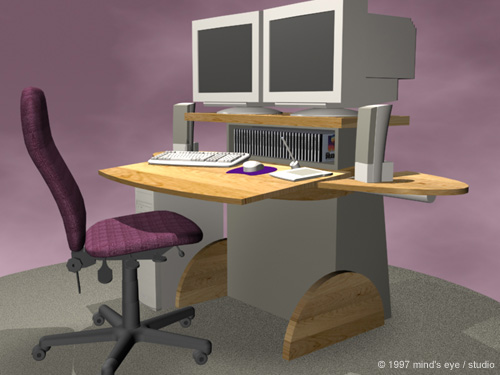 Computer Workstation Image